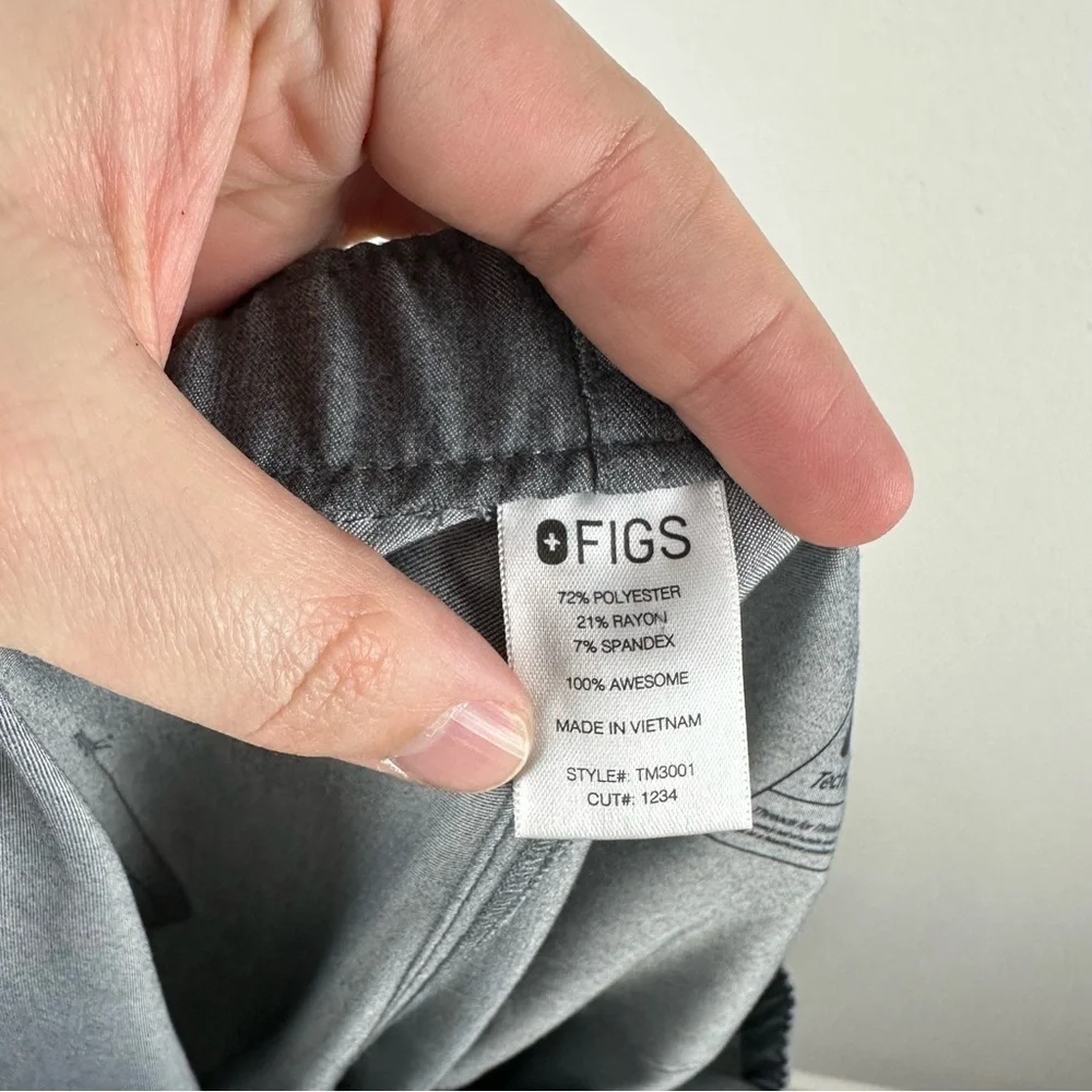 Figs Men’s Graphite Gray Cairo Cargo Scrub Medical Nursing Pants Size XXL